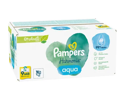 Pampers Feuchttücher Aqua