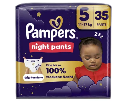 Pampers Night Pants Grösse 5 Sparpack 35 Stück