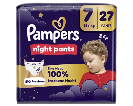 Pampers Night Pants Grösse 7 27 Stück