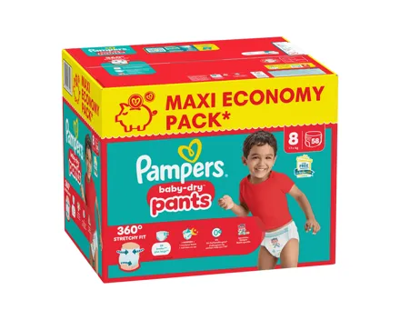 Pampers Pants Baby Dry Maxi Pack Gr. 8