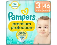 Pampers Premium Protection Grösse 3, 6-10kg, 46 Stück