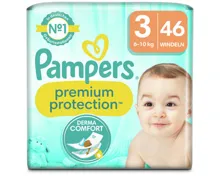 Pampers Premium Protection Grösse 3, 6-10kg, 46 Stück