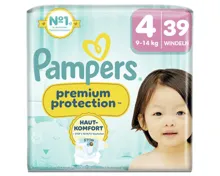 Pampers Premium Protection Grösse 4 Maxi 9-14kg 39 Stück