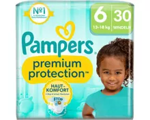 Pampers Premium Protection Grösse 6, 13+kg, 30 Stück