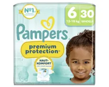 Pampers Premium Protection Grösse 6 Extra Large 13+kg 30 Stück