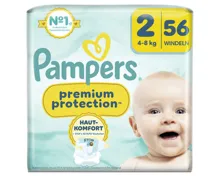 Pampers Premium Protection Grösse.2 Mini 4-8 kg 56 Windeln