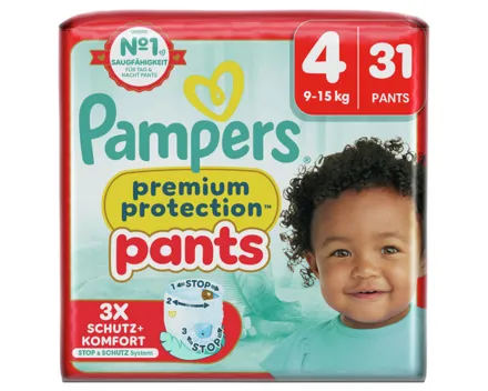 Pampers Premium Protection Pants Grösse 4 9-15 kg 31 Stück