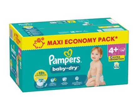 Pampers Windeln Baby Dry Maxi Pack Gr. 4+