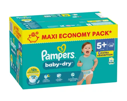 Pampers Windeln Baby Dry Maxi Pack Gr. 5+