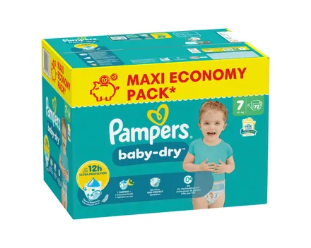 Pampers Windeln Baby Dry Maxi Pack Gr. 7