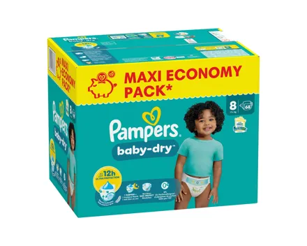 Pampers Windeln Baby Dry Maxi Pack Gr. 8