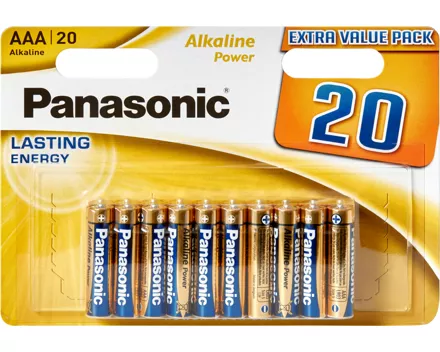 Panasonic Batterien Alkaline Power