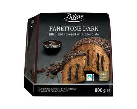 Panettone mit dunkler Schokolade