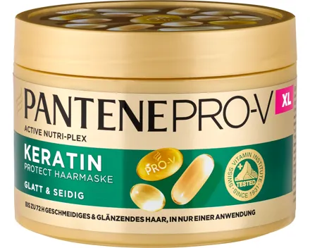Pantene Keratin Haarmaske Glatt & Seidig