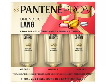 Pantene Pro-V Power Booster Unendlich Lang 3 x 15 ml