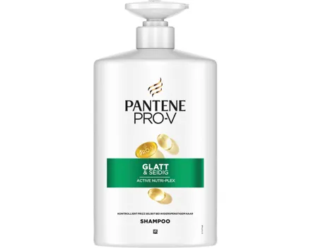 Pantene Pro-V Shampoo Pump Glatt & Seidig 1000 ml