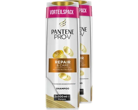 Pantene Shampoo Repair & Care 2 x 500 ml