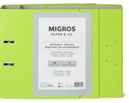 Paper & Co. Briefordner, 3er-Pack