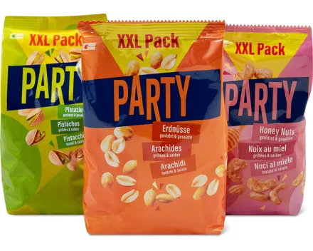 Party-Nüsse und -Nussmischungen