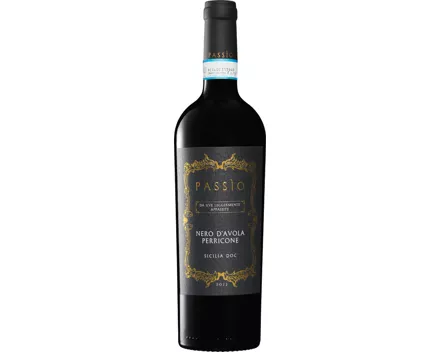 Passìo Nero d'Avola/Perricone Sicilia DOC da uve leggermente appassite