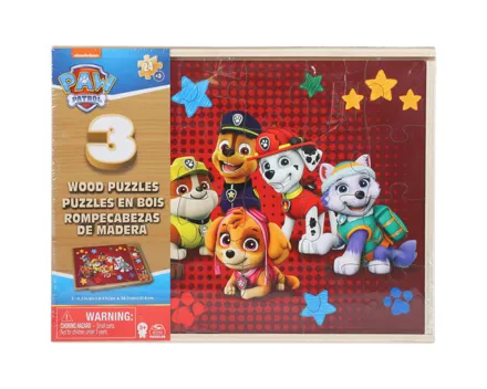 Paw Patrol Holzpuzzle Set 3+ Jahre