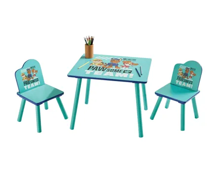PAW Patrol Kindertisch mit 2 Stühlen (Aktion nur in der Deutschschweiz gültig)