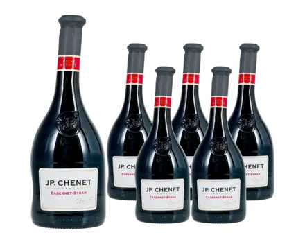 Pays d’Oc IGP Cabernet Sauvignon/Syrah J.p. Chenet 6x 75cl (2023) – Rotwein, Frankreich (0.75l)
