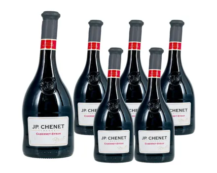 Pays d’Oc IGP Cabernet Sauvignon/Syrah J.p. Chenet 6x 75cl (2025) – Rotwein, Frankreich (0.75l)