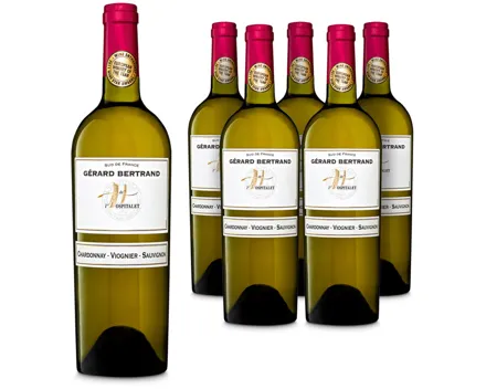 Pays d'Oc IGP Cuvée Blanc H de l'Hospitalet Gérard Bertrand 6x 75cl (2023) – Weisswein, Frankreich (0.75l)