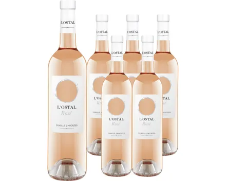 Pays d'Oc IGP L'Ostal Rosé Famille J-M Cazes 6x 75cl (2025) – Roséwein, Frankreich (0.75l)