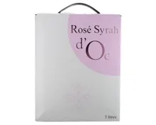 Pays d'Oc IGP Rosé Syrah, bag-in-box