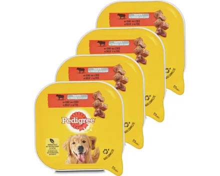 Pedigree Hundefutter Rind 4x 300g
