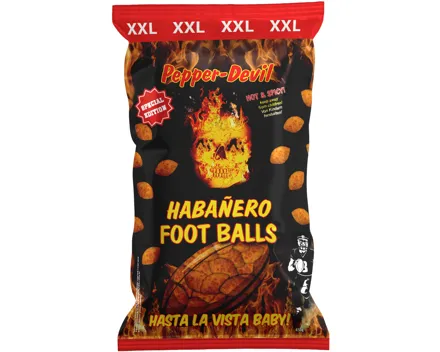 Pepper-King Habanero Foot Balls Mais-Snack
