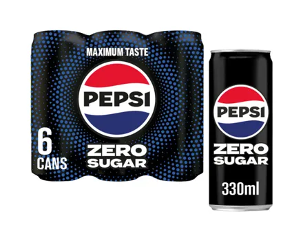 Pepsi Zero Sugar 6x33cl