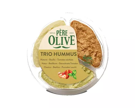 Père Olive Trio Hummus