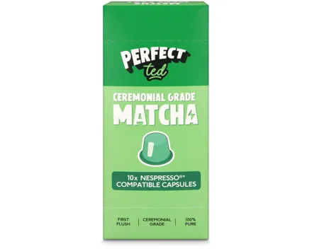 PerfectTed Matcha Ceremonial Grade 10 Kapseln - Nespresso® kompatibel