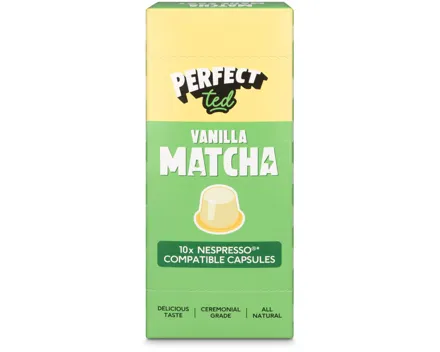 PerfectTed Matcha Vanilla 10 Kapseln - Nespresso® kompatibel