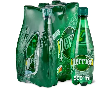 Perrier und Contrex Mineralwasser, 6er-Pack