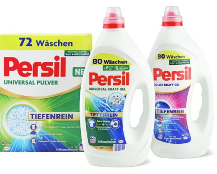 Persil Waschmittel-Gel, -Discs oder -Pulver