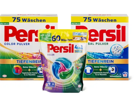 Persil Waschmittel-Pulver oder -Discs