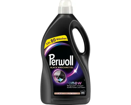 Perwoll Flüssigwaschmittel Black 80 Waschgänge, 4 Liter