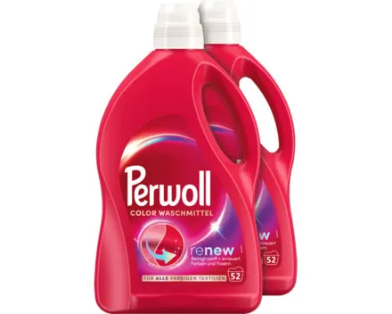 Perwoll Flüssigwaschmittel Color 2 x 52 Waschgänge