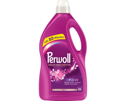 Perwoll Flüssigwaschmittel Color Blütenrausch 80 Waschgänge, 4 Liter