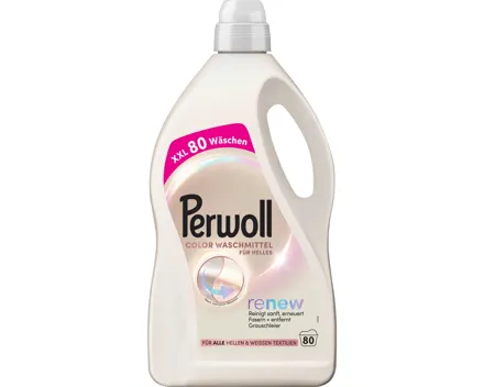 Perwoll Flüssigwaschmittel Hell 80 Waschgänge, 4 Liter