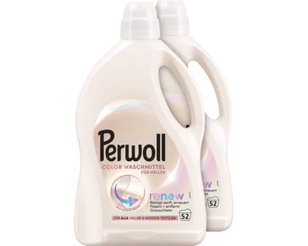 Perwoll Flüssigwaschmittel Helles 2 x 52 Waschgänge