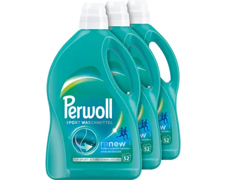 Perwoll Flüssigwaschmittel Sport 3 x 52 Waschgänge