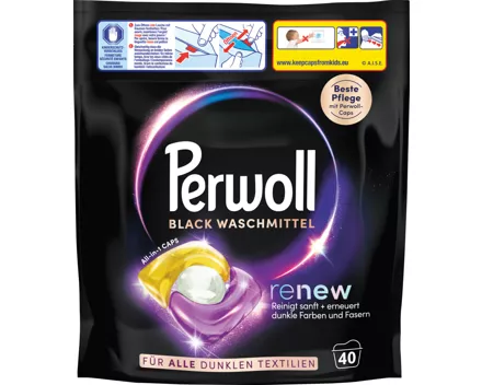 Perwoll Waschmittel All-in-1 Caps Black