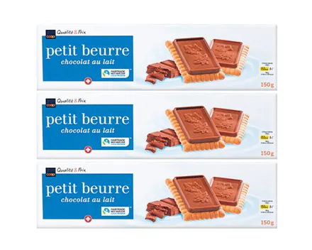 Petit Beurre Guezli Milchschokolade 3x150g