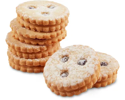 Petit Bonheur-Spitzbuben, -Haselnuss-Vogelnestli und -Kokos-Makronen