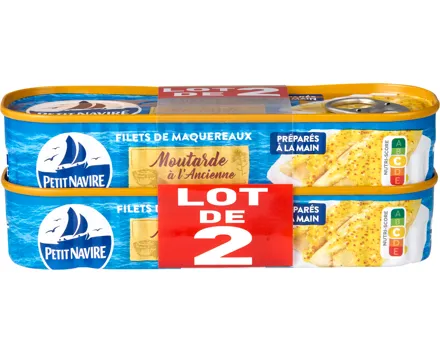 Petit Navire Makrelenfilets in Senf